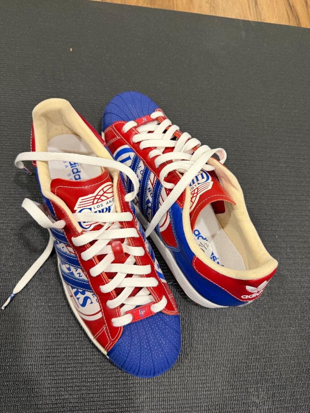 adidas Superstar 2006 LA Clippers NBA Shoes Men's 10.5 Rare Vintage